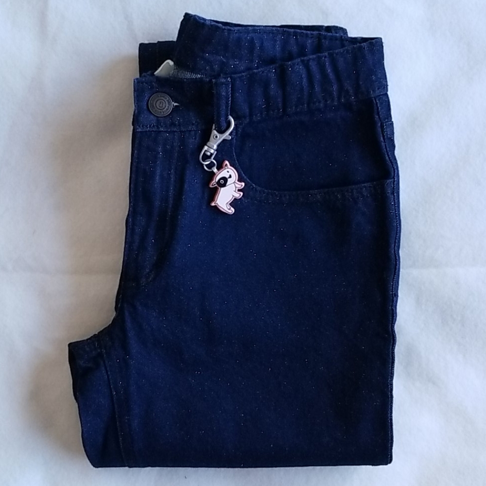 *Crazy 8 Sparkle Jeans with keychain Girls